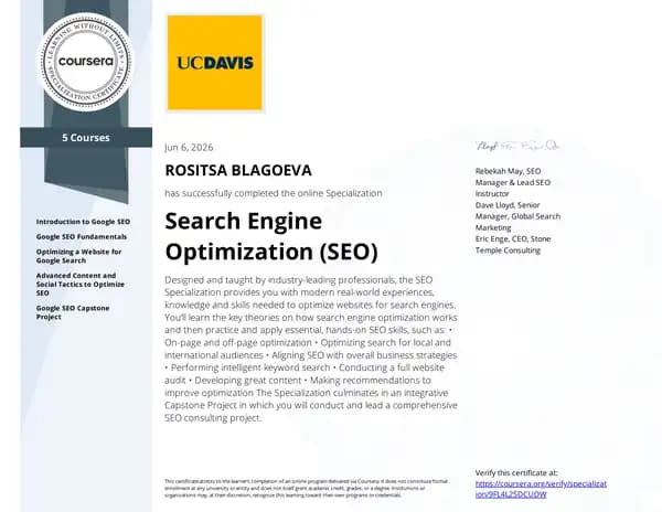 Search Engine Optimization (SEO) Search Engine Optimization (SEO)